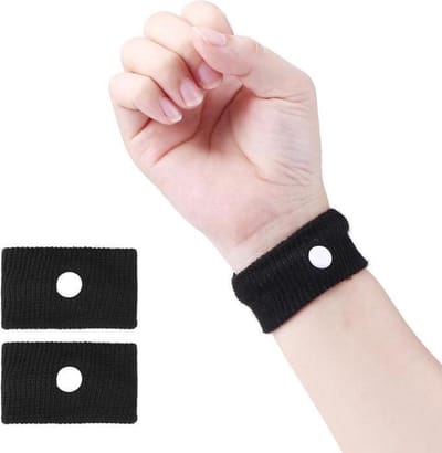 *** 2 Stuks Anti Wagenziek Bandjes Kindermaat - Tegen Misselijkheid - Wagen Ziek - Op Reis Travel Bandje - Anti wagenziekte - Polsbandjes - van Heble® ***
