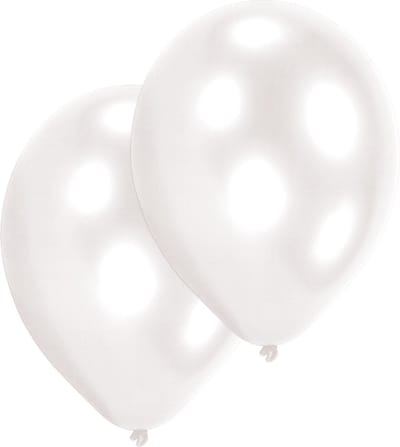 Amscan Ballonnen Parel Wit 10 Stuks 28 Cm