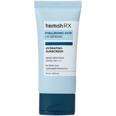 [heimish] Hyaluronic Acid UV Defense Hydrating Sunscreen SPF 50+ PA++++ 50ml white