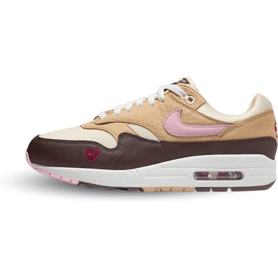 Nike Air Max 1 Valentijnsdag Dames Sneakers Tan Sail Light-Soft-Pink FZ4346-200 38.5