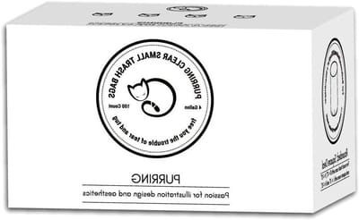 Kleine Vuilniszakken - Afvalzakken Dispenser - Huishoudelijk Afval - Sneldispenser Ontwerp - 100 stuks - Transparant
