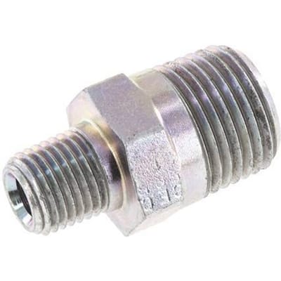1/4'' NPT x 1/2'' NPT Verzinkt Stalen Borstnippel 210 Bar - Hydrauliek