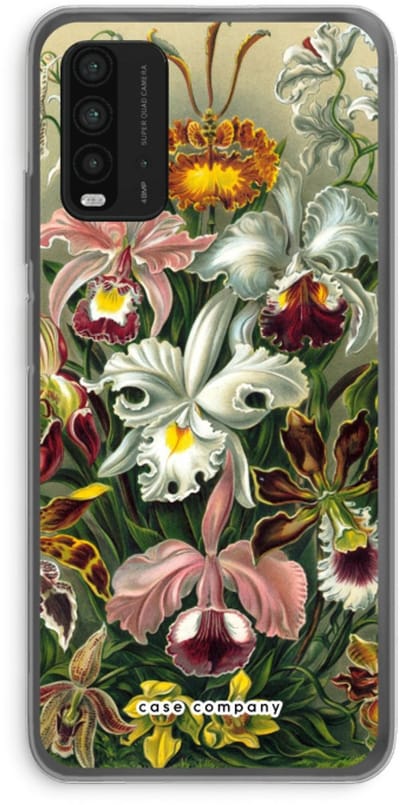 Case Company® - Hoesje geschikt voor Xiaomi Redmi 9T hoesje - Haeckel Orchidae - Soft Cover Telefoonhoesje - Bescherming aan alle Kanten en Schermrand