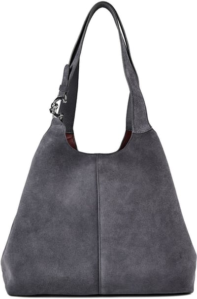 Coccinelle C-Easy Suede - Shopper L 35 cm (warm taupe)
