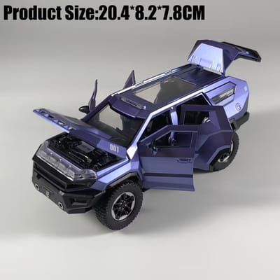 1:24 Rezvani Vengeance Véhicule Blindé Alliage Métal Modèle Réduit Moulé Sous Pression Voiture Garçon Haute Simulation Miniatures Maison Tendance Cadeau de Vacances