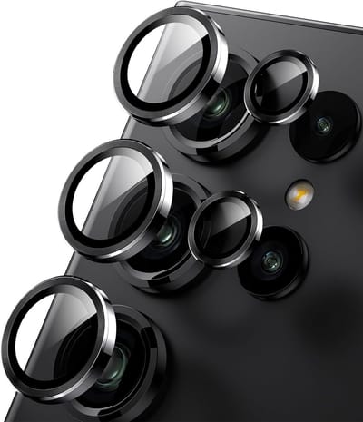 Camera Screenprotector geschikt voor Samsung Galaxy S25 Ultra - Volledig Dekkend Glas Screen Protector