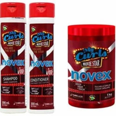 NOVEX MOVIESTAR Shampoo + Conditioner + Masker