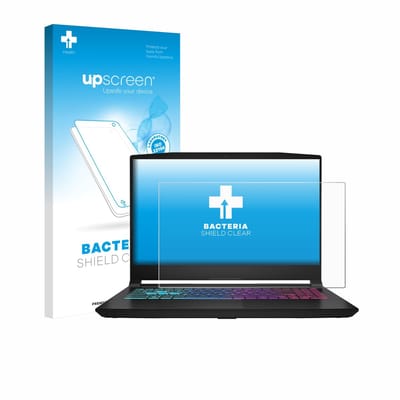 upscreen - Screenprotector voor MSI Katana 15 HX B14 - Folie Beschermfolie transparant antibacterieel