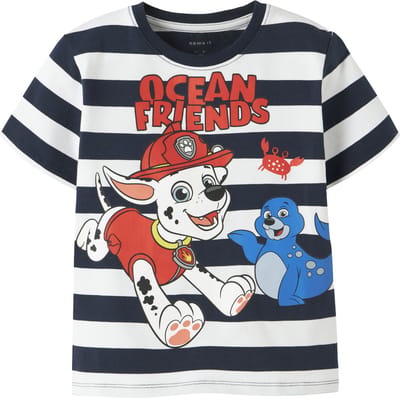 NAME IT - NMMMILAN PAW SS NREG TOP BOX CPLG - Jongens - T-shirts