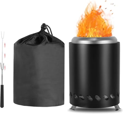 DailySupplies® Tafelhaard voor Binnen & Buiten - Sfeerhaard - Zwart