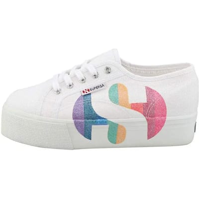 Lage Sneakers Superga 2790-COTWPRINTEDLOGOGLITTER