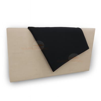 Hoofdbord hoes - 200 x 110 x 8 cm - Kleur: zwart I100 - Hoofdbordhoes voor boxspring hoofdeinde