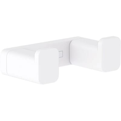 Hansgrohe AddStoris Q handdoekhaak dubbel - mat wit