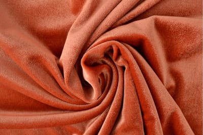 Stretch fluweel - Koper - 1 meter - Per meter - Velvet stof