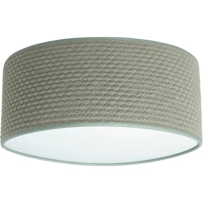 BO Baby's Only - Gebreide Plafondlamp babykamer - Plafonnière Sky - Urban Green - Ø35 cm - Inclusief pendel - E27 fitting - 13 watt