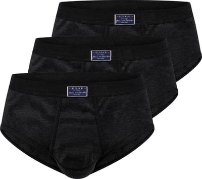 ESGE Heren Slip met voorsluiting 3 pack- Fijnrib Jeans