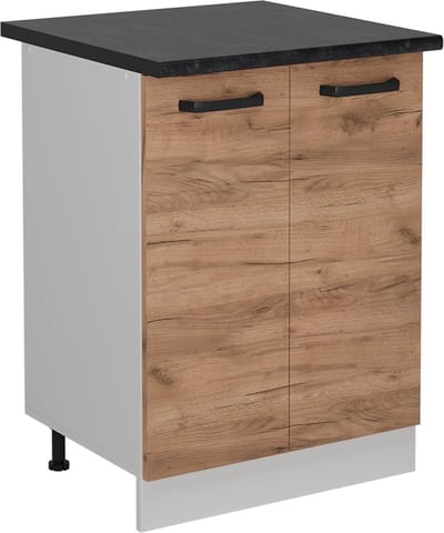Vicco R-Line Keukenonderkast – 60 cm WB Antraciet Krachtige eik goud