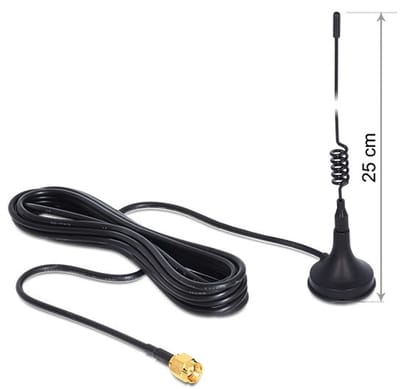 GSM / UMTS Antenne met SMA (m) connector - 3 dBi - 2 meter