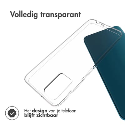 Accezz Hoesje - Geschikt voor Nokia G22 - Clear Backcover - Transparant