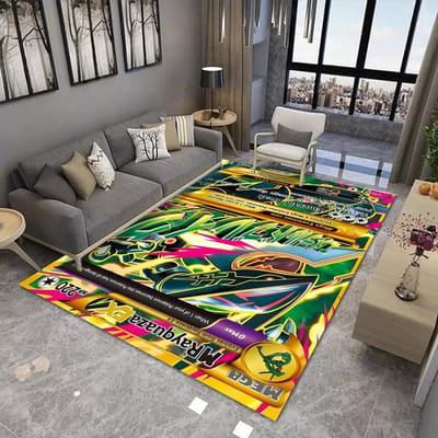 Anime Kaart Thema Tapijt voor Woonkamer Slaapkamer Kinderkamer Antislip Speelmat Balkon Lounge Sofa Kleed Cadeau Idel 40x60cm