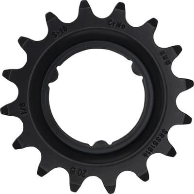 KMC Tandwiel 16T - Gehard Chromoly Staal - Zwart - Voor Shimano Versnellingsnaven