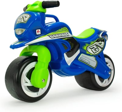Loopfiets voor kinderen - Rijmotor peuter - Balans ontwikkelen - Eco-vriendelijke wielen - 69 x 27.5 cm - Blauw
