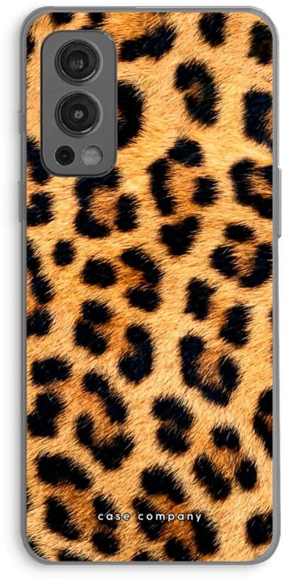 Case Company® - Hoesje geschikt voor OnePlus Nord 2 5G hoesje - Luipaard - Soft Cover Telefoonhoesje - Bescherming aan alle Kanten en Schermrand