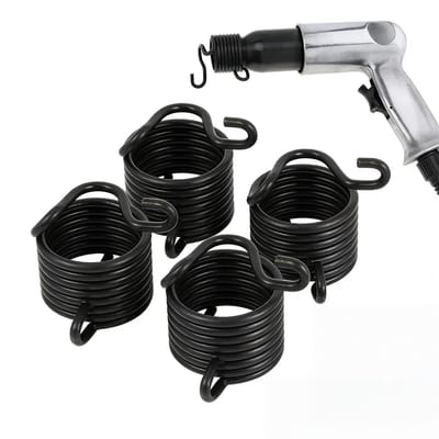 Dailygoods- Graafveer 4 Stuks - Pneumatische Beitel Accessoires - Stalen Veer - Luchtbeitels - Luchtbeitelhamer - Duurzaam en Veilig - Luchtbeitel