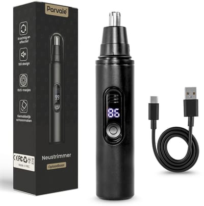 Parvale® Neustrimmer voor Mannen en Vrouwen - Neushaartrimmers - Neushaartrimmer Heren en Dames - Oortrimmer - Oplaadbaar