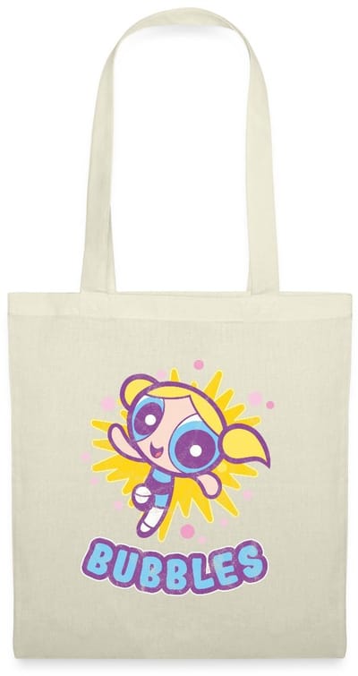 Powerpuff Girls Bubbles Vintage Tas Van Stof Schoudertas
