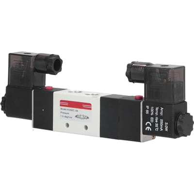 Pneumatisch magneetventiel 3 posities 5 poorten stabiel duurzaam stevig compact roestvrij corrosiebestendig
