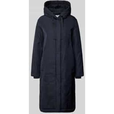 Regular fit lange parka met capuchon