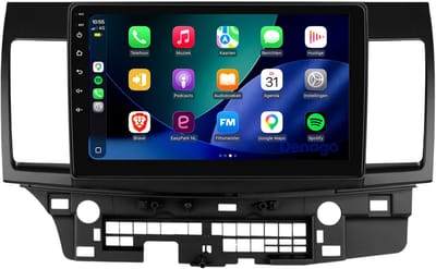 CarPlay autoradio geschikt voor Mitsubishi Lancer CY | 2008 t/m 2012 | Android 13 | Draadloos Apple CarPlay & Android Auto | 2GB + 32GB | QuadCore processor | Denago DNG-A460 | 2025 model | 2008 2009 2010 2011 2012 | Bluetooth & Wifi