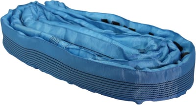 Ronde lus - Hijsband - Zwaar tillen - 8000 kg draagvermogen - 10 meter - Blauw