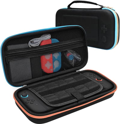 MANKIW Case Geschikt voor Nintendo Switch 2 – 10 Game Card-sleuven en ruimte voor accessoires-Zwart
