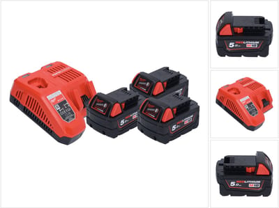 Milwaukee M18 NRG-503 Accu Pack 18V 5.0Ah - 4933451423