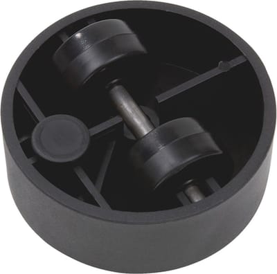 Wurth - Dubbel design-meubelwiel, draaibaar - Dubbel meubelwiel draaibaar x 4 st - 75 kg
