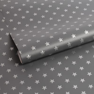 d-c-fix - Zelfklevende Decoratiefolie - Sterren grijs - 45x200 cm