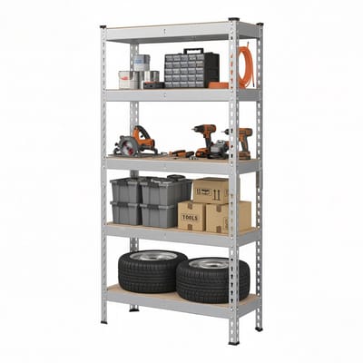 SONGMICS - Stellingkast - Opbergrek - Zware - 5 Lagen - Max 875 kg - Garage Kantoor Kelder