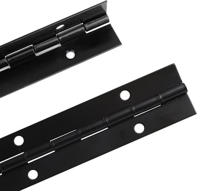 Piano scharnieren 6 inch - 4-pack roestvrijstalen zware scharnieren voor kastdeuren, ramen en boten met 24 schroeven