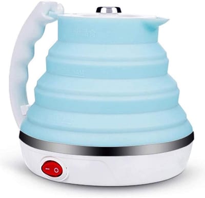 Opvouwbare Waterkoker - Reis Waterkoker - Snel Water Koken - Automatische Afsluiting - 555 Ml - Blauw