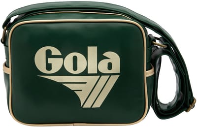 Gola schoudertas Micro Redford Bottle Green / Gold donkergroen