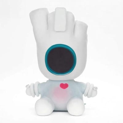 Minos Prime Pluche Pop Schattig Anime Randapparatuur Speelgoed Verjaardag Kerstcadeau white