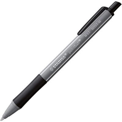 Stabilo Pointball Pen Zwart - Ergonomisch Schrijven 0.5mm