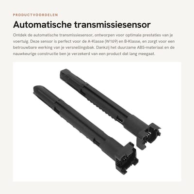 Dailygoods- Transmissiesensor Nieuw - Geschikt voor A-Klasse/W169 - B-Klasse/W245 - ABS Materiaal - Onderdeelnummers A 1695451032/A 1693700406 - Foutcode 0657/0705 - Versnellingssensor