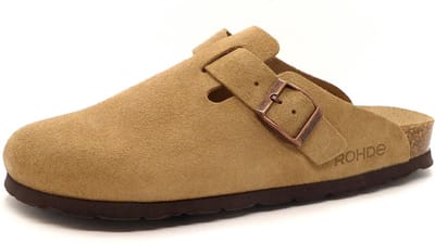 Rohde Sunnys No15 klompen dames pantoffels muiltjes leer 6071 natuur