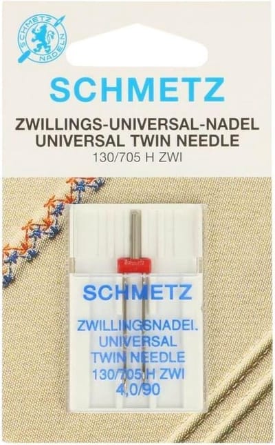 Naaimachinenaalden tweelingnaald 4,0mm/dikte 90