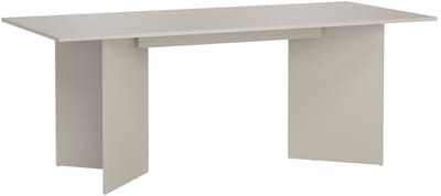 Eettafel Beige Rechthoek - Eetkamertafel 200cm - Family Cashmere - Giga Living
