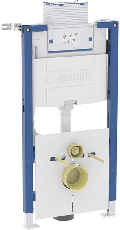 Geberit Duofix omega inbouwreservoir - 98x50x17cm - blauw