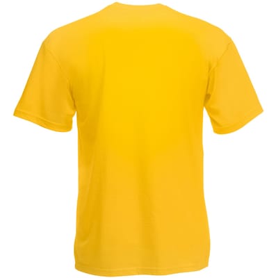 Fruit Of The Loom Heren Screen Stars Origineel Vol Cut T-shirt met korte mouwen (Zonnebloem Geel)